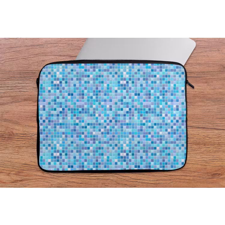 Laptophoes - Mozaïek - Patroon - Turquoise — 2