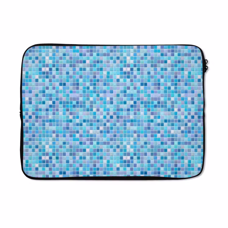Laptophoes - Mozaïek - Patroon - Turquoise — 5