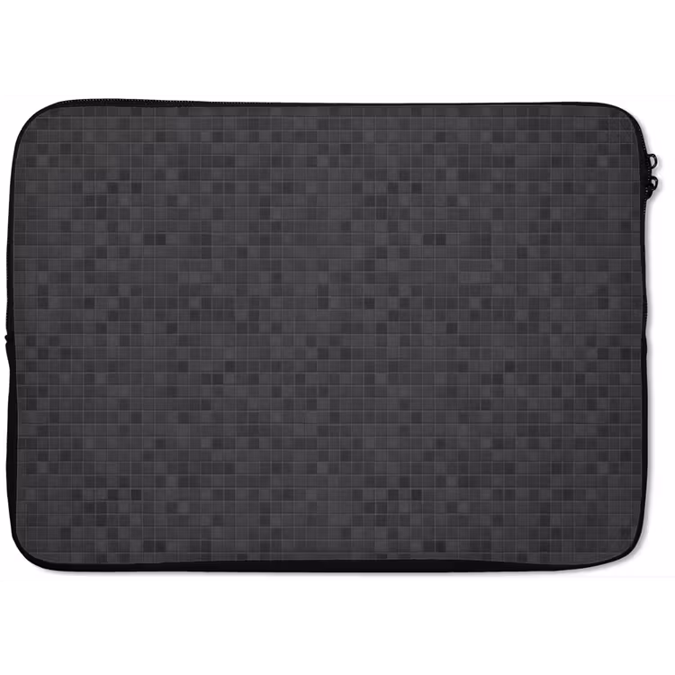 Laptophoes - Mozaïek - Patroon - Zwart — 1