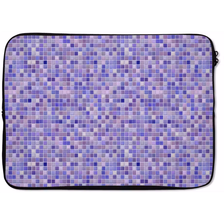 Laptophoes - Mozaïek - Tegels - Lila - Amethist — 1