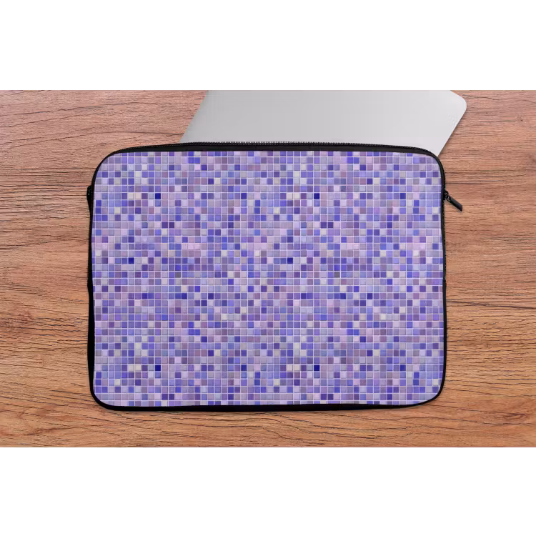 Laptophoes - Mozaïek - Tegels - Lila - Amethist — 2