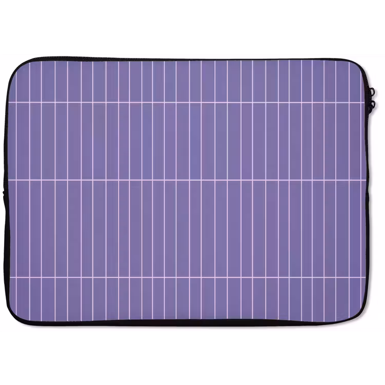 Laptophoes - Patroon - Tegel - Lila — 1
