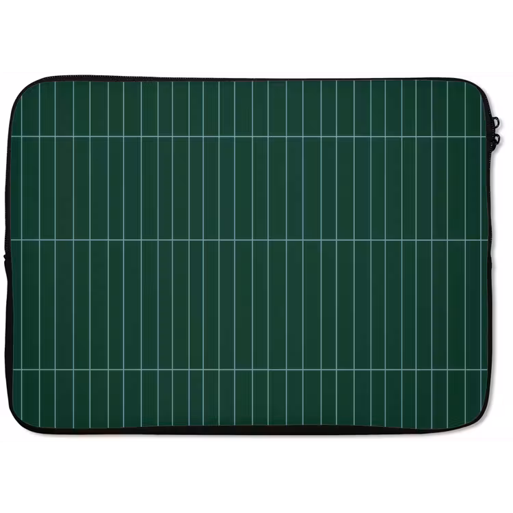 Laptophoes - Patroon - Tegels - Donkergroen — 1