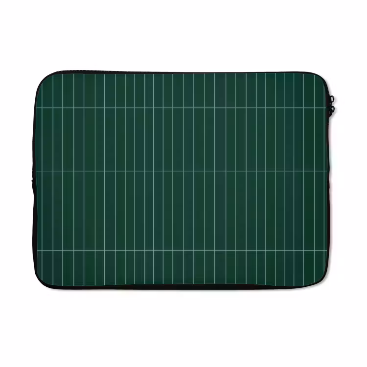 Laptophoes - Patroon - Tegels - Donkergroen — 5