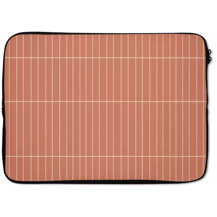 Laptophoes - Patroon - Tegels - Terracotta — 1