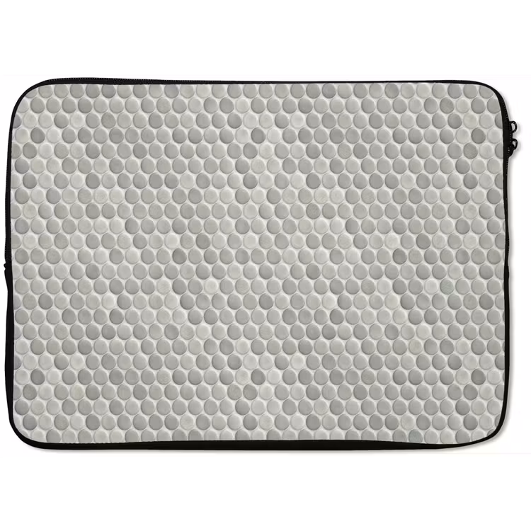 Laptophoes - Penny - Mozaïek - Lichtgrijs — 1