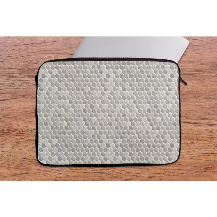 Laptophoes - Penny - Mozaïek - Lichtgrijs — 2