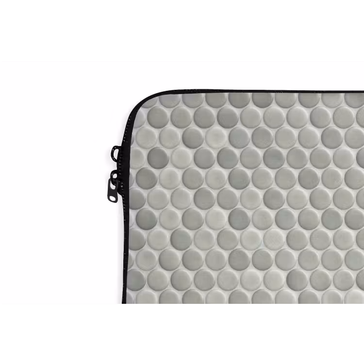 Laptophoes - Penny - Mozaïek - Lichtgrijs — 6