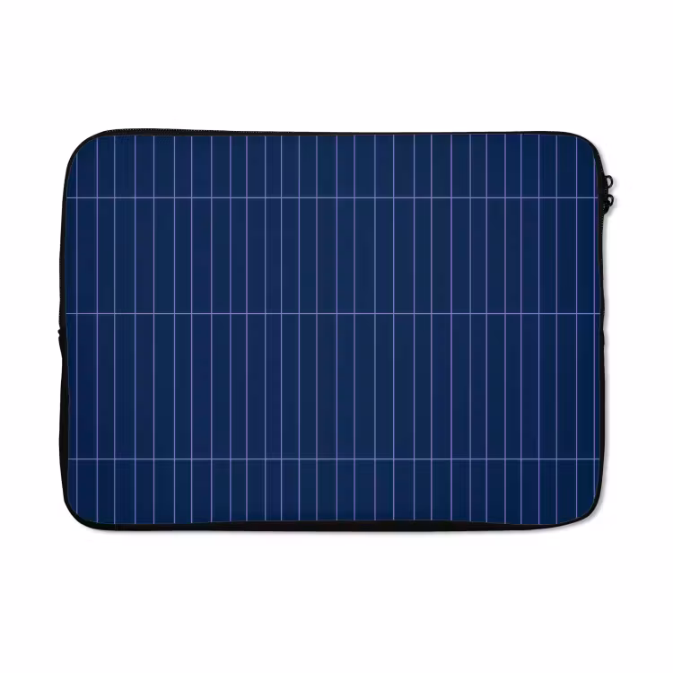 Laptophoes - Tegels - Langwerpig - Blauw — 5