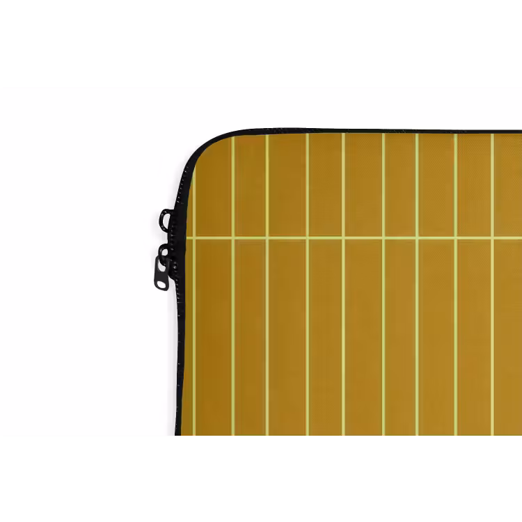 Laptophoes - Tegels - Verticaal - Mosterdgeel — 6
