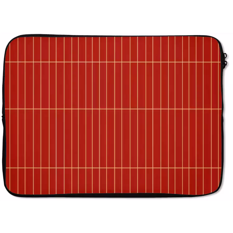 Laptophoes - Verticaal - Wandtegel - Helderrood — 1