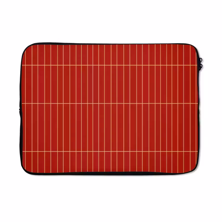 Laptophoes - Verticaal - Wandtegel - Helderrood — 5
