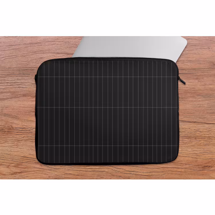 Laptophoes - Verticaal - Wandtegel - Mat - Zwart — 2