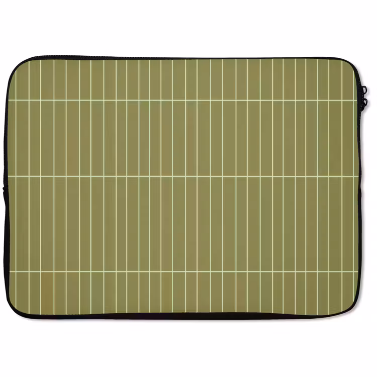 Laptophoes - Verticaal - Wandtegel - Olijfgroen — 1