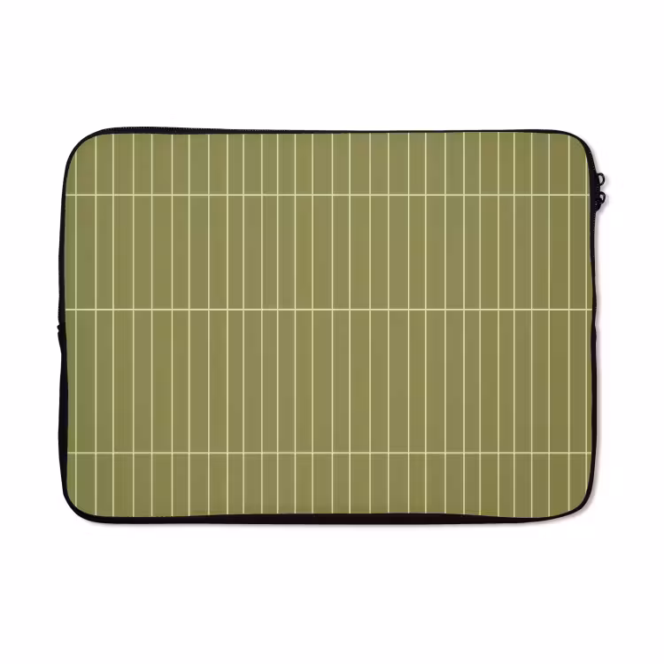 Laptophoes - Verticaal - Wandtegel - Olijfgroen — 5