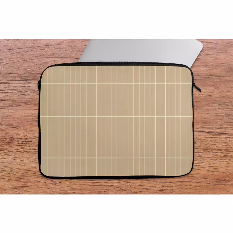Laptophoes - Verticaal - Wandtegel - Zand - Beige — 2