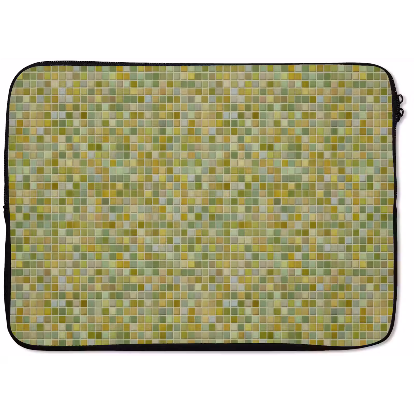 Laptophoes - Mozaïek - Patroon - Groen — 1
