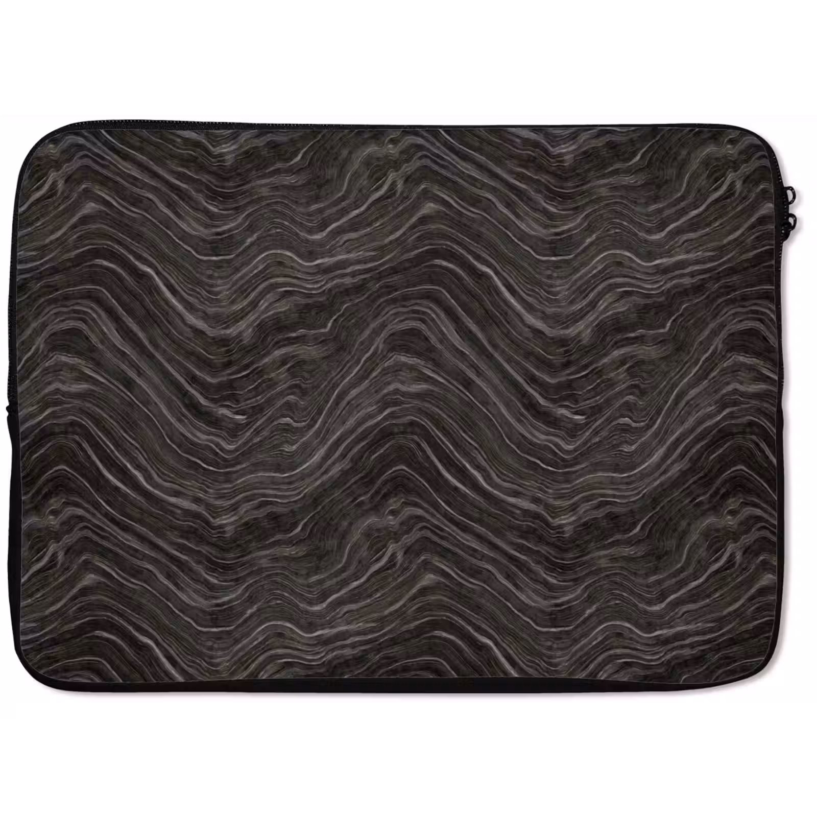 Laptophoes - Patroon - Contrast - Antraciet — 1