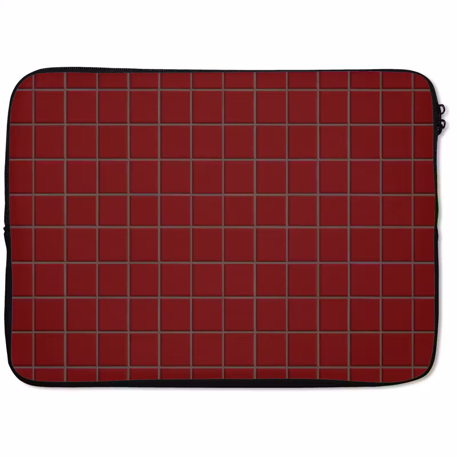 Laptophoes - Patroon - Tegels - Burgundy — 1