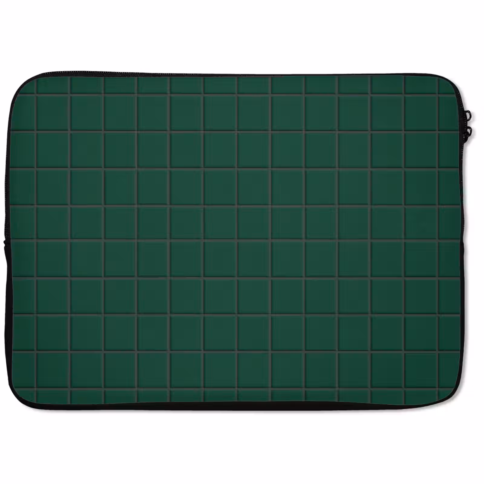 Laptophoes - Patroon - Tegels - Dennen - Groen — 1