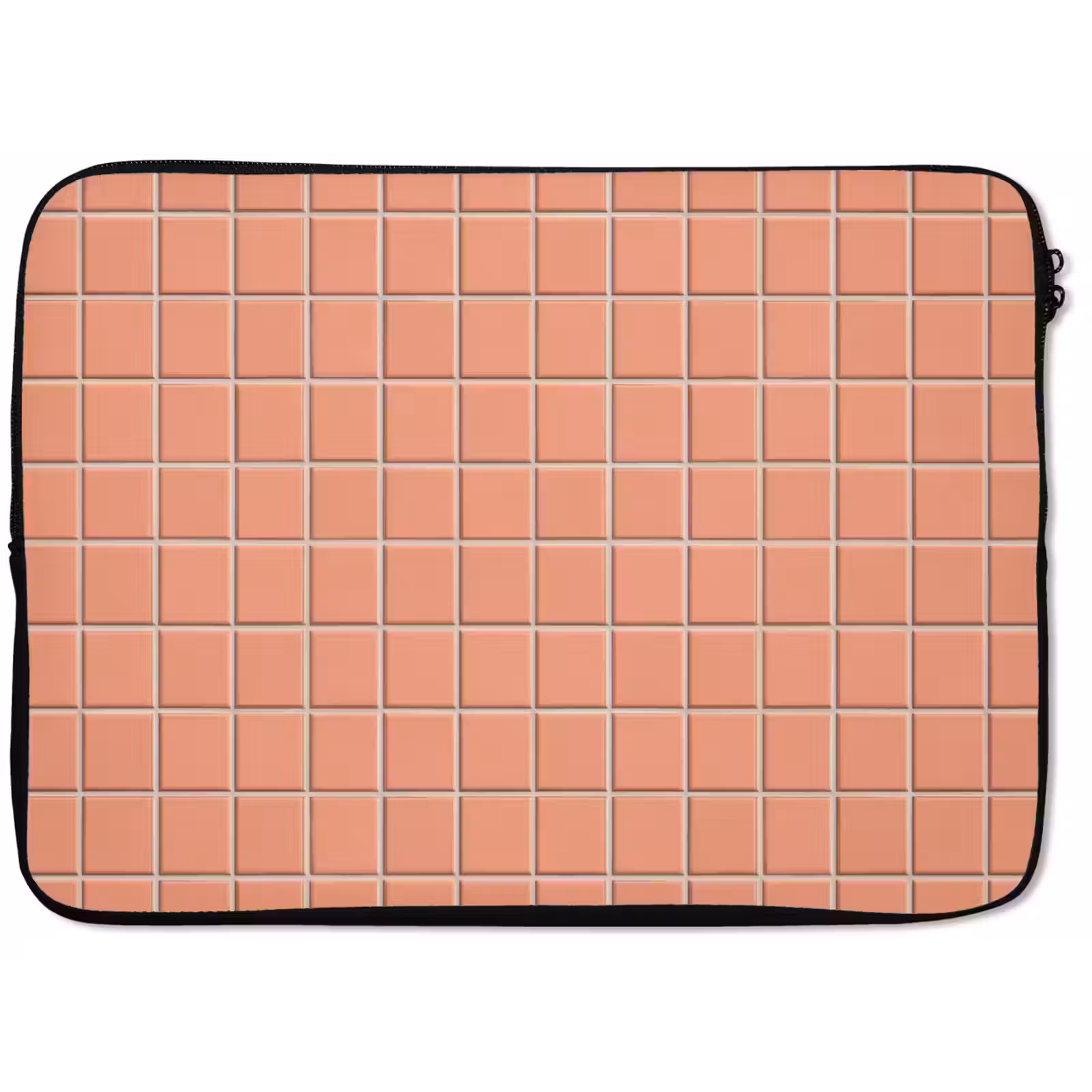 Laptophoes - Patroon - Tegels - Perzik — 1