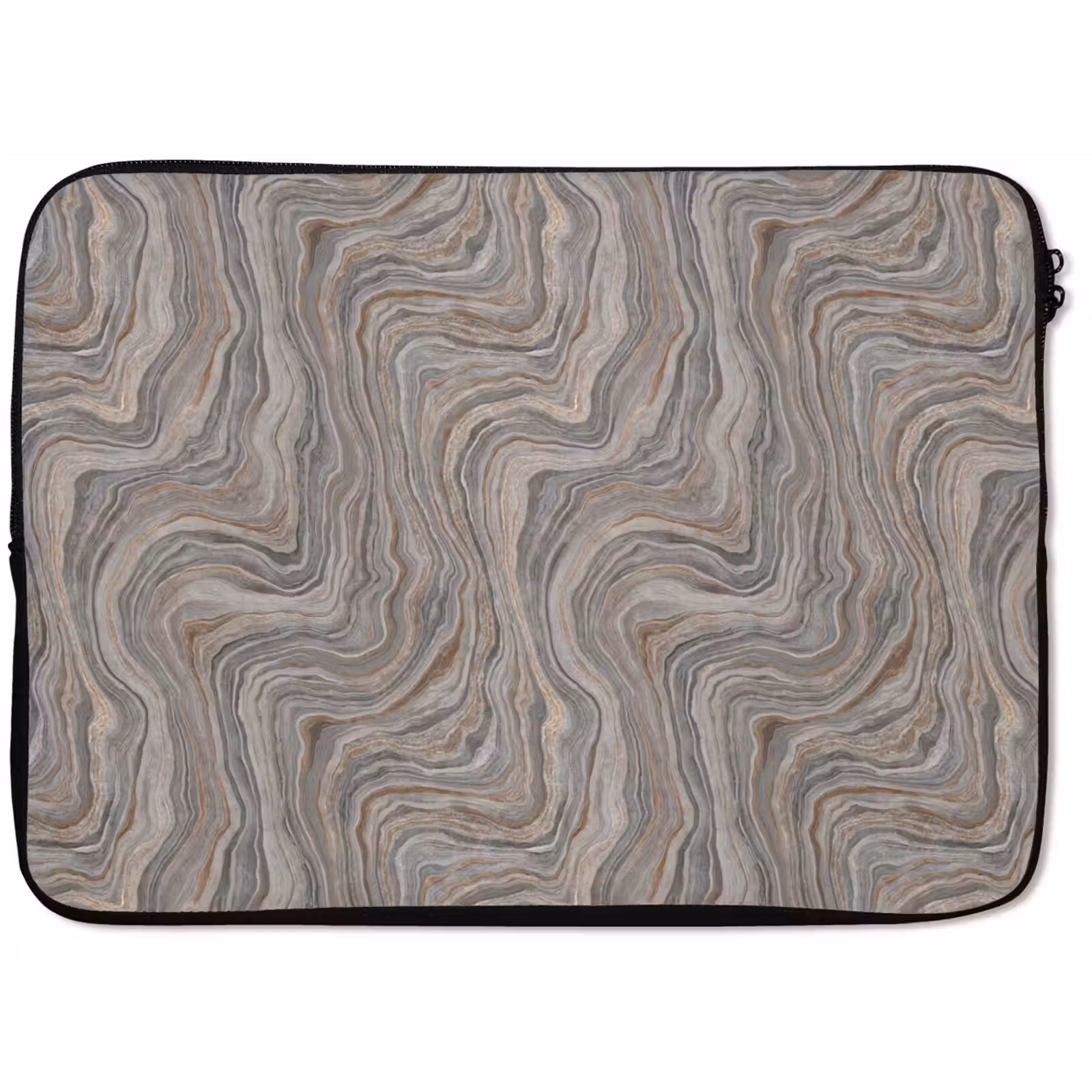 Laptophoes - Patroon - Textuur - Grijs — 1