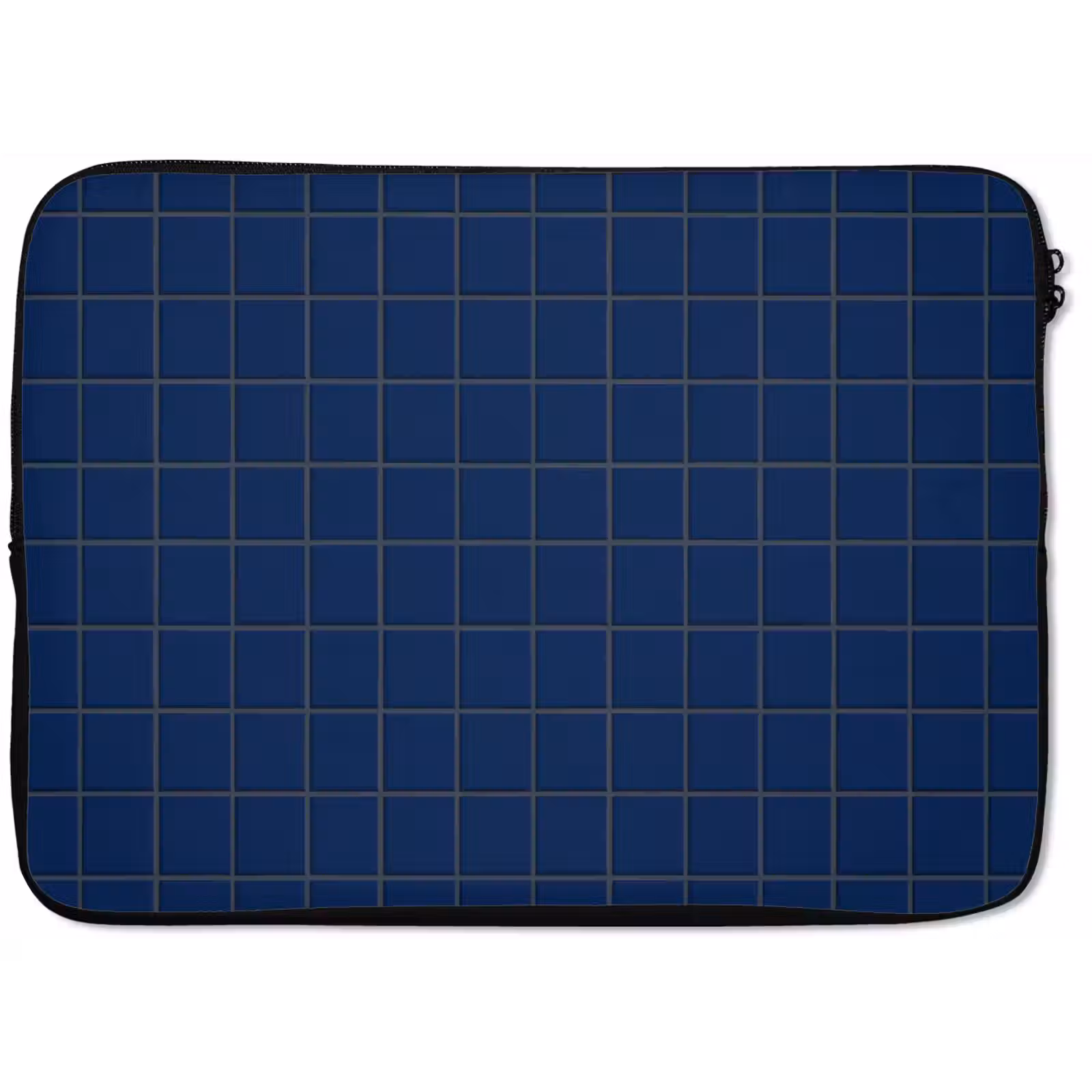 Laptophoes - Tegel - Patroon - Blauw — 1