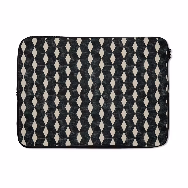 Laptophoes - Geometrisch - Patroon - Marmer - Groen — 5