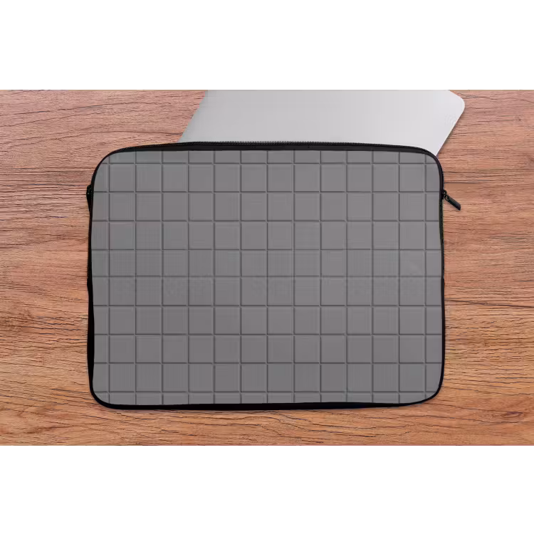 Laptophoes - Modern - Patroon - Grijs — 2