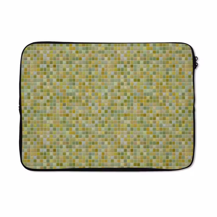 Laptophoes - Mozaïek - Patroon - Groen — 5