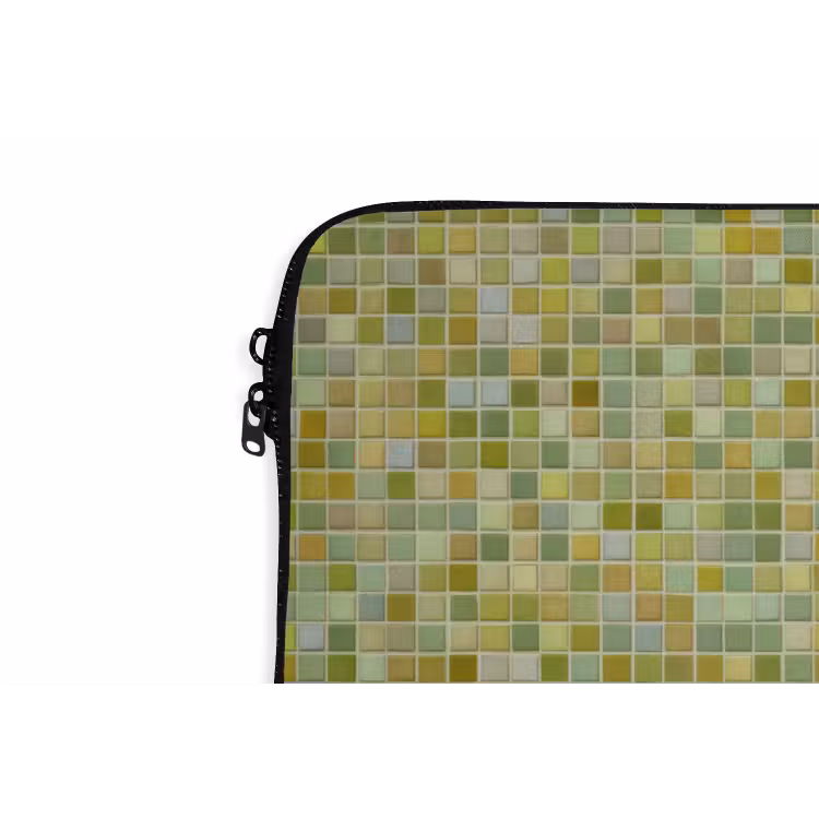 Laptophoes - Mozaïek - Patroon - Groen — 6