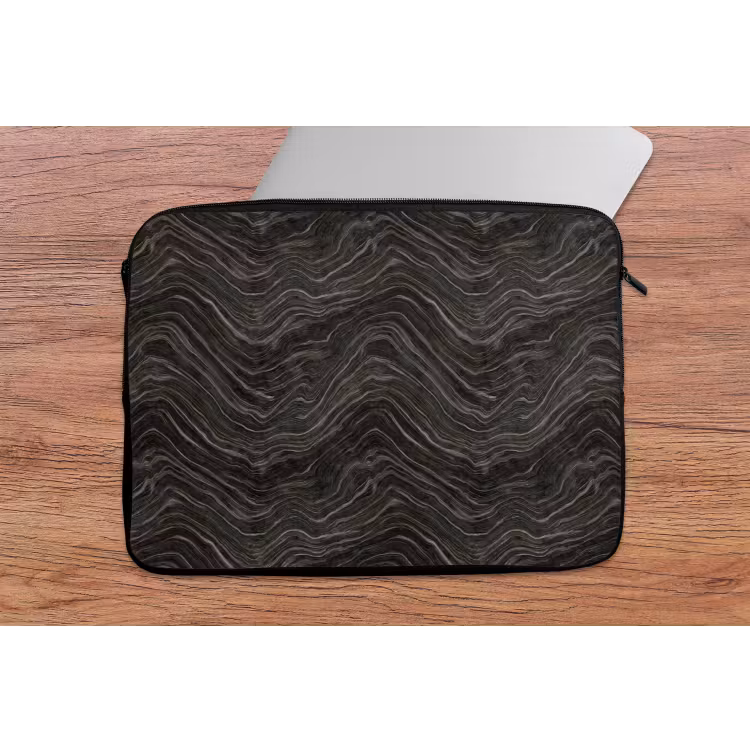 Laptophoes - Patroon - Contrast - Antraciet — 2
