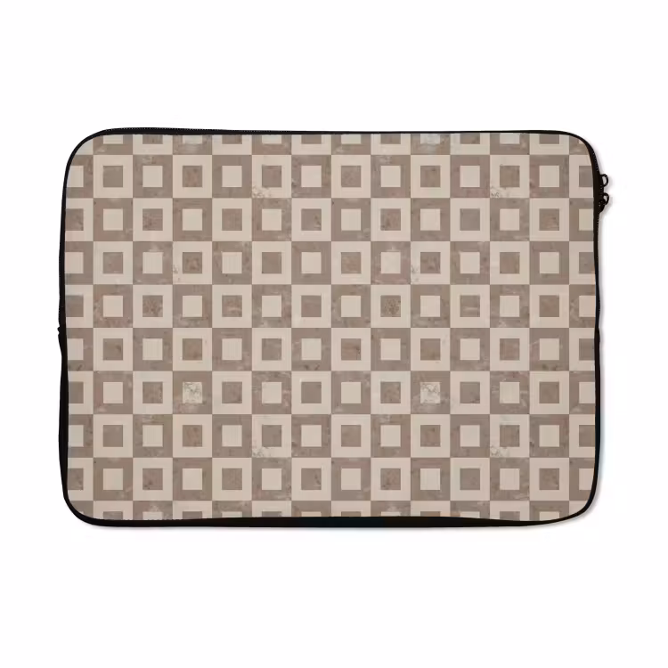 Laptophoes - Patroon - Marmer - Beige — 5