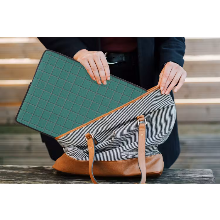 Laptophoes - Patroon - Patroon - Smaragd — 4