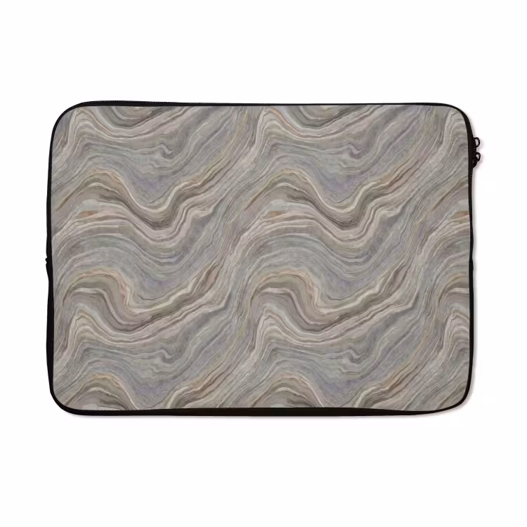 Laptophoes - Patroon - Sereen - Paars - Groen — 5