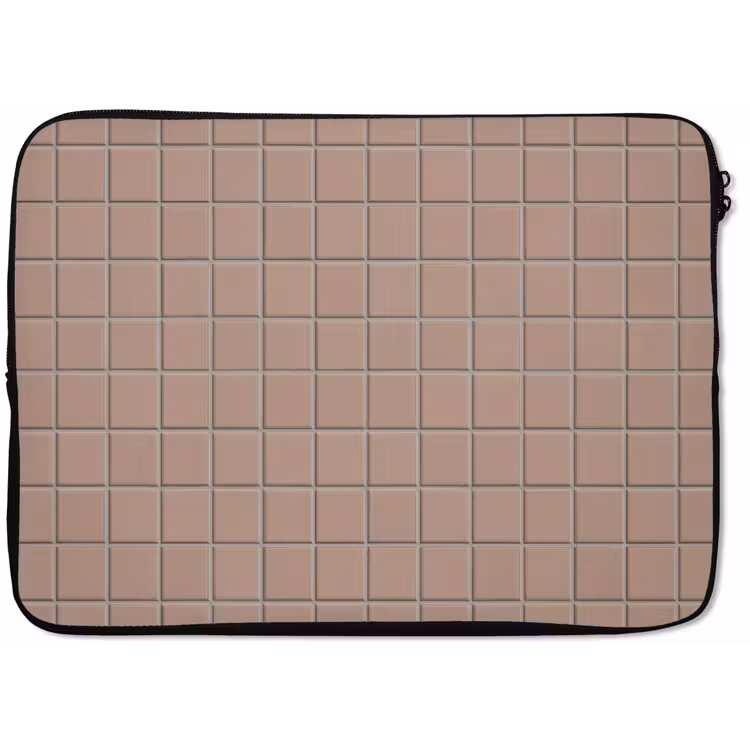 Laptophoes - Patroon - Tegel - Oudroze — 1