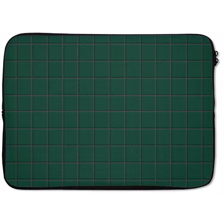 Laptophoes - Patroon - Tegels - Dennen - Groen — 1