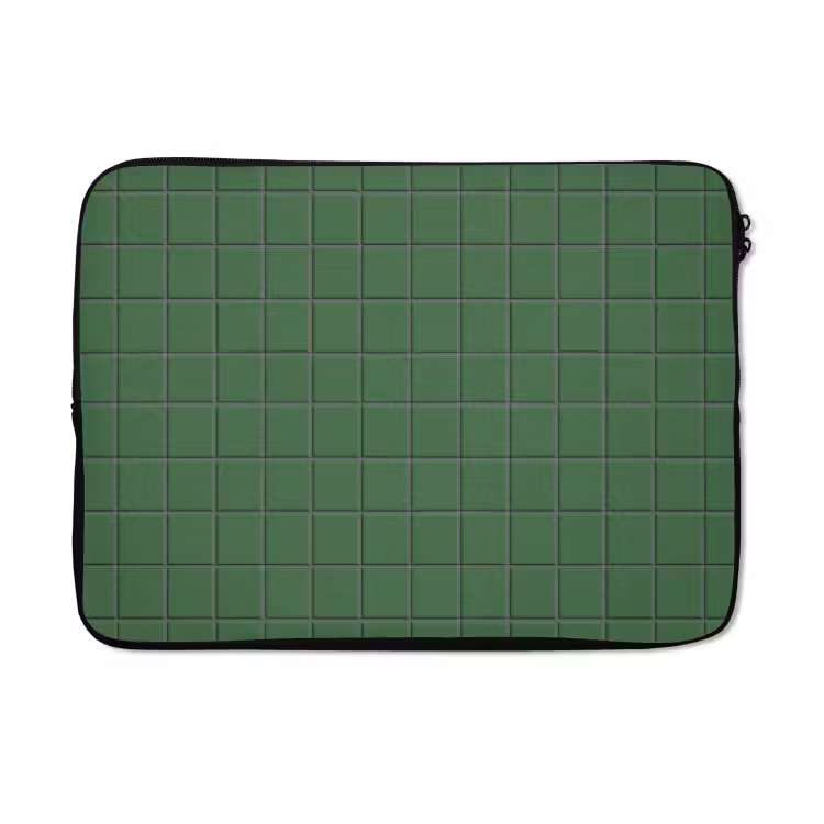 Laptophoes - Patroon - Tegels - Groen — 5