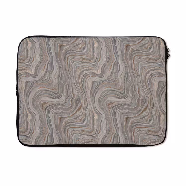Laptophoes - Patroon - Textuur - Grijs — 5