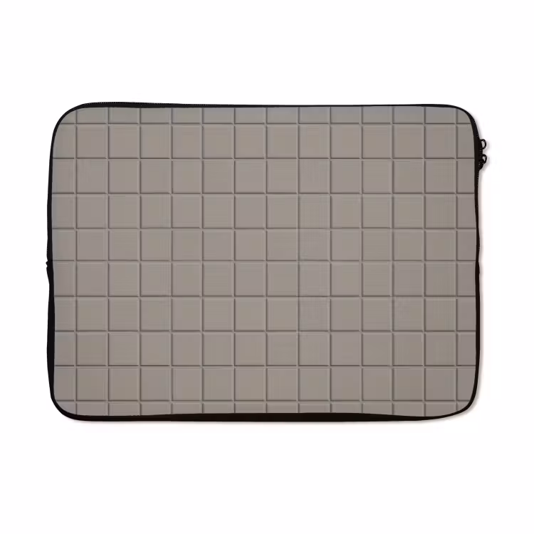 Laptophoes - Tegel - Patroon Kiezel - Grijs — 5