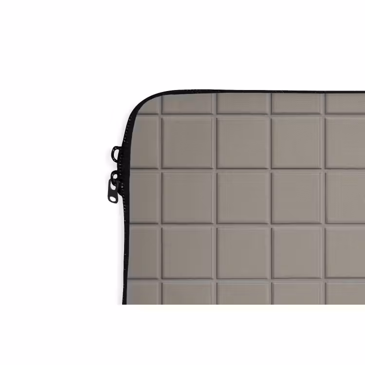 Laptophoes - Tegel - Patroon Kiezel - Grijs — 6