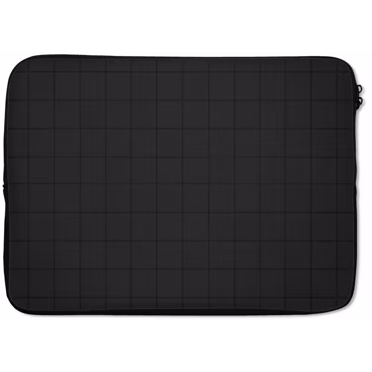 Laptophoes - Tegels - Patroon - Mat - Zwart — 1