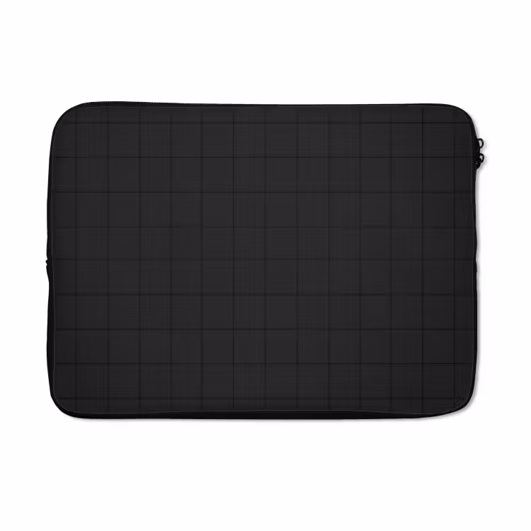 Laptophoes - Tegels - Patroon - Mat - Zwart — 5