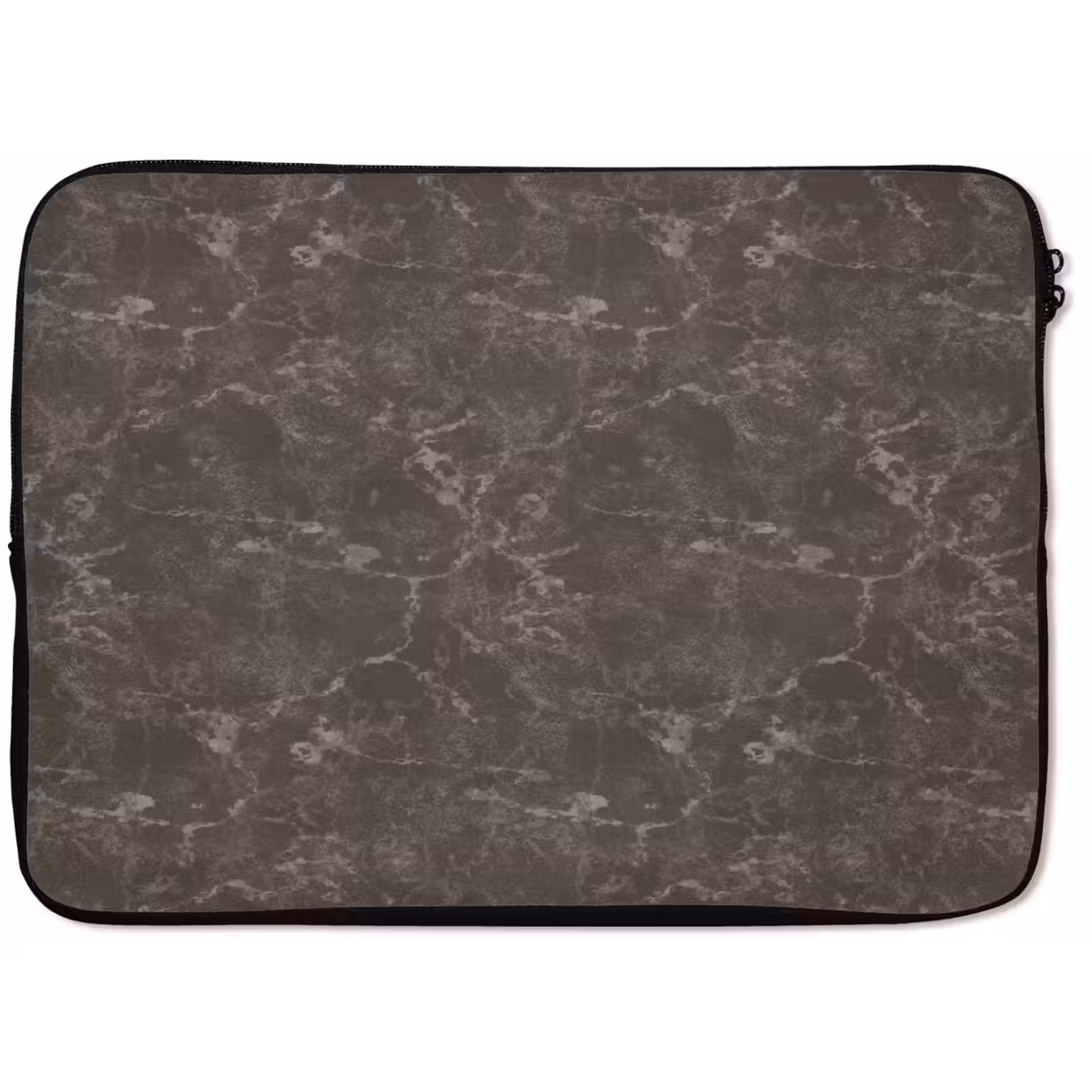 Laptophoes - Marmer - Aders - Bruin — 1