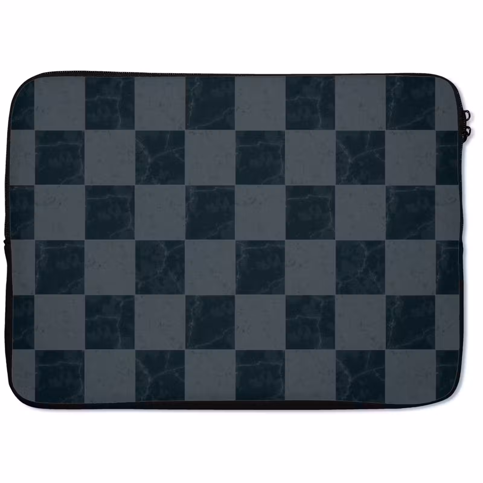 Laptophoes - Marmer - Patroon - Antraciet — 1
