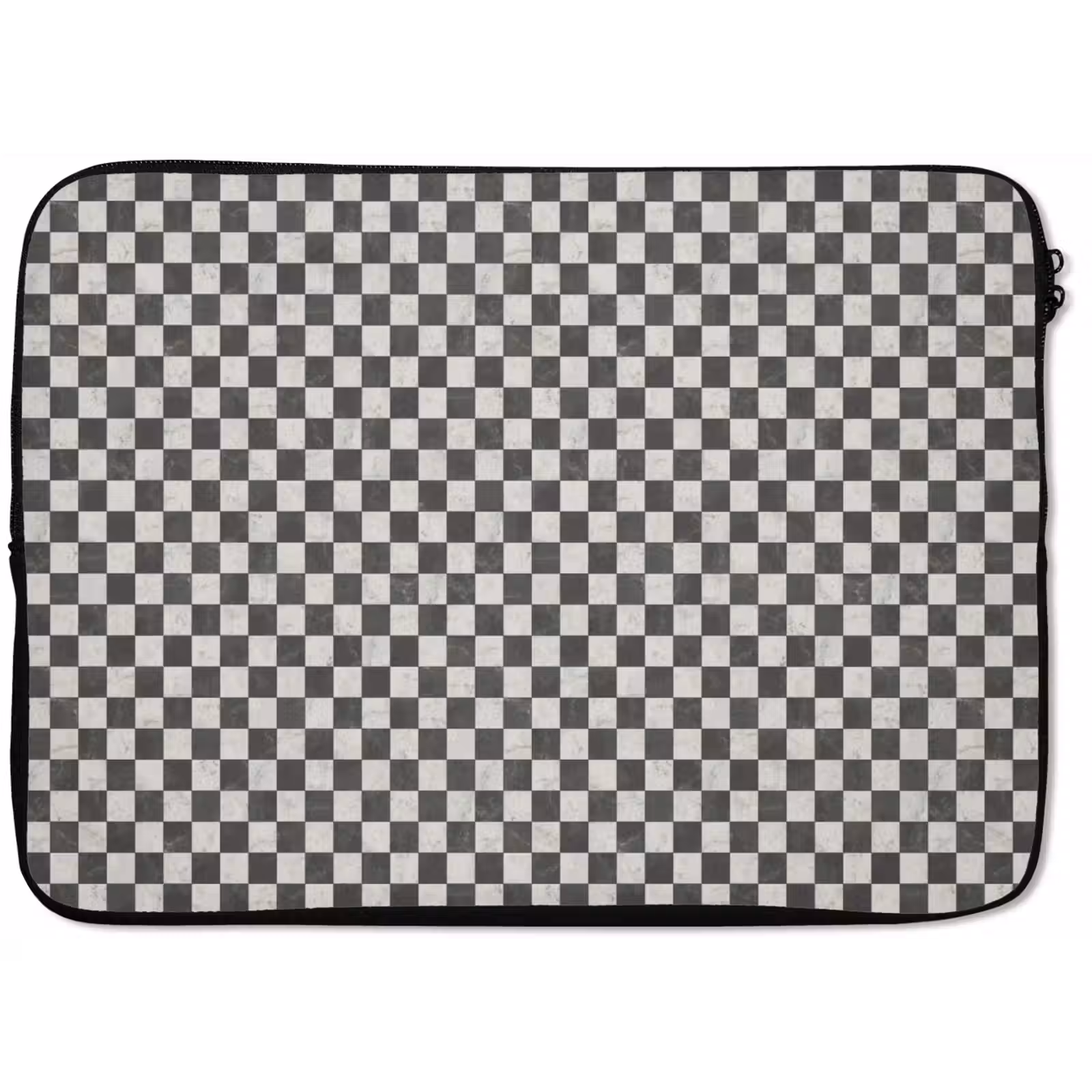 Laptophoes - Marmer - Patroon - Grijs — 1