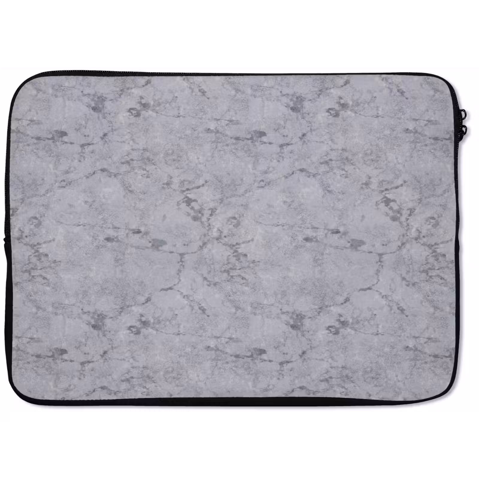 Laptophoes - Marmerplaat - Patroon - Grijs — 1