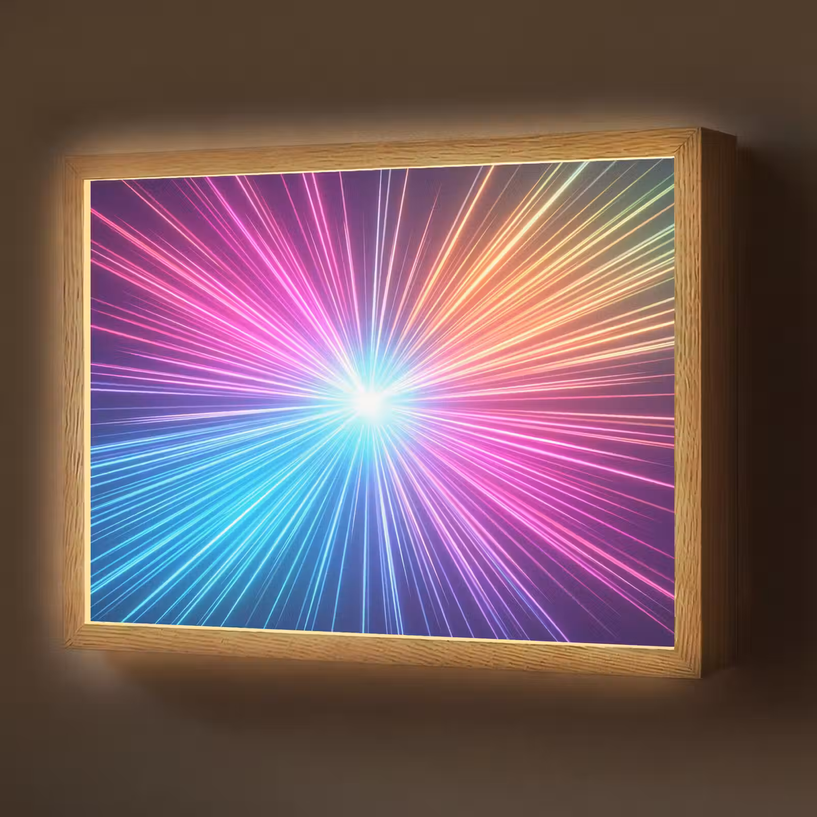 Lightbox - Wandlamp - Abstract - Light - Burst - Modern - Colorful — 1