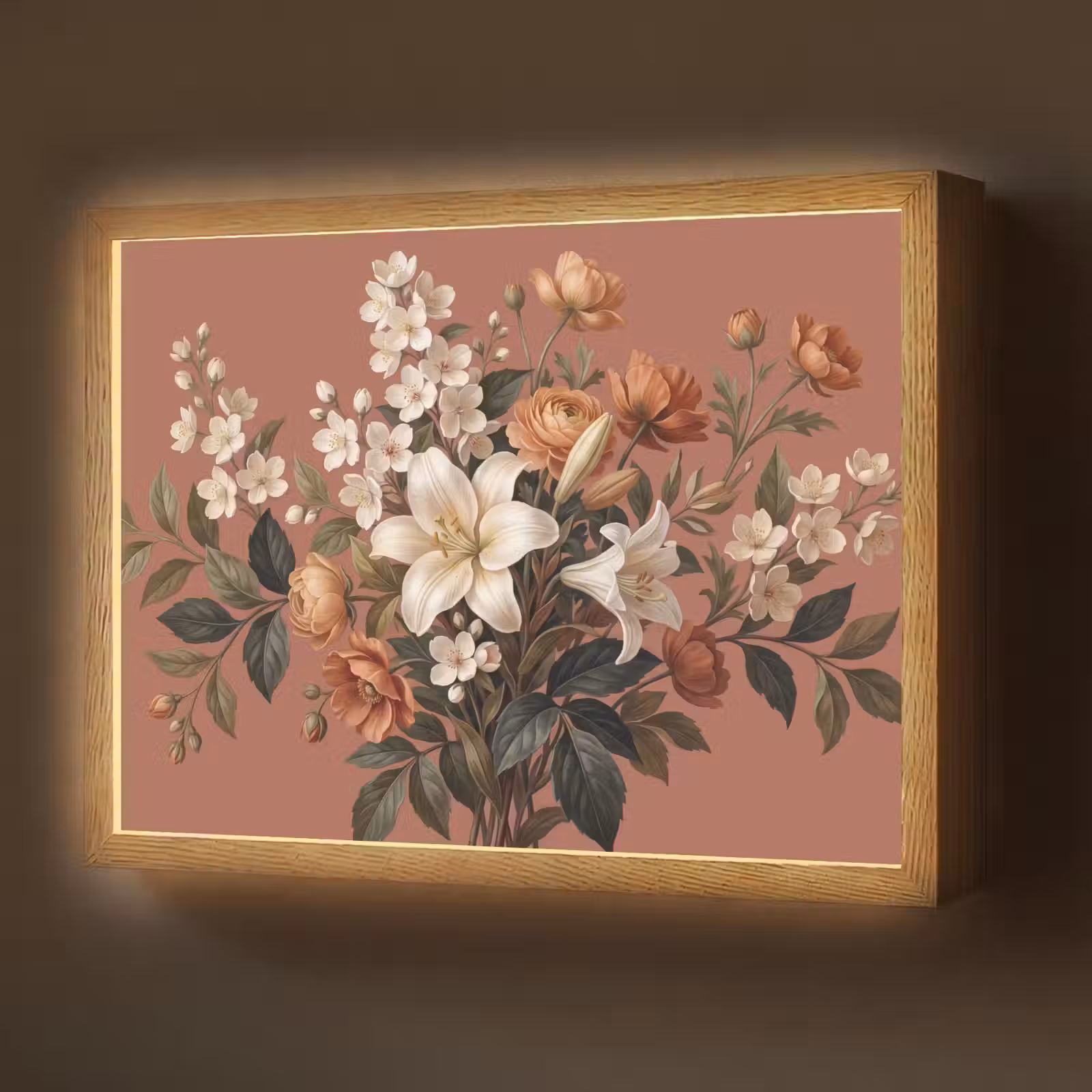 Lightbox - Wandlamp - Boeket - Retro - Kleurrijk — 1