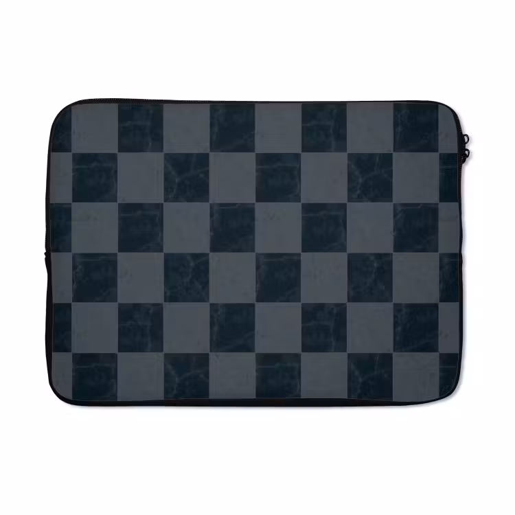 Laptophoes - Marmer - Patroon - Antraciet — 5